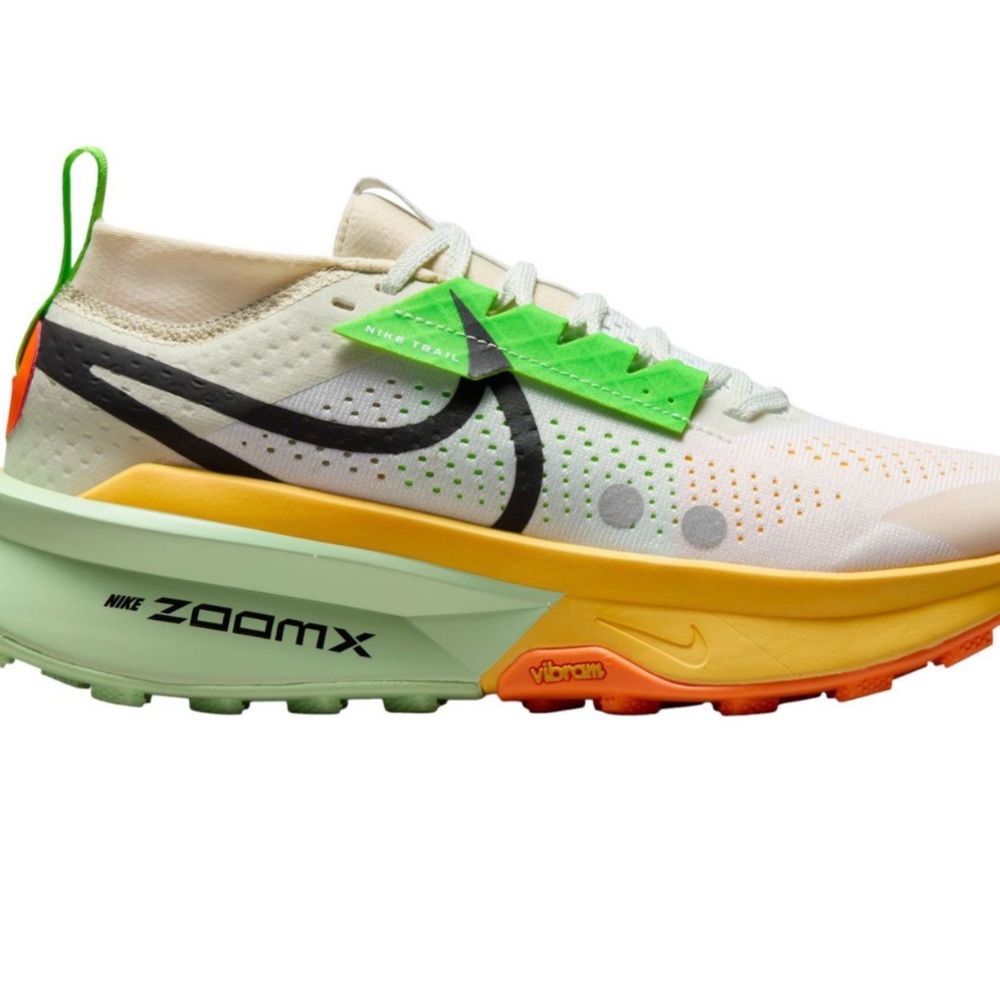 Nike ZoomX Zegama 2 Summit White Laser Orange W - FD5191-100 Size W 9
